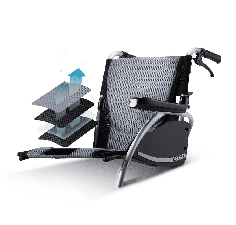 Karma Ergo Lite Ultra Lightweight Travel Wheelchair