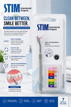 STIM Interdental Original – With 7 Interdental Refills | Complete Interdental Cleaning System
