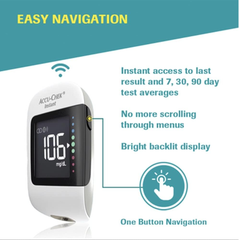Accu-Chek instant Meter With Blue Tooth Technology With 10 Strips Free