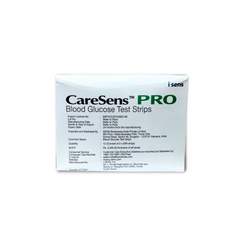 CareSens PRO Blood Glucose Test Strips (100 Strips – Pack of 50 x 2) | Fast & Accurate Sugar Testing Strips