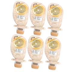 Coloplast Ostomy Bag 17501 | 12-75mm Maxi Transparent Drainable Ostomy Pouch with Hide-Away Outlet