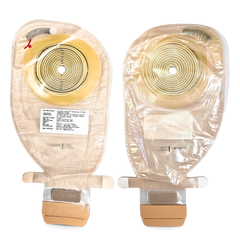 Coloplast Ostomy Bag 17501 | 12-75mm Maxi Transparent Drainable Ostomy Pouch with Hide-Away Outlet
