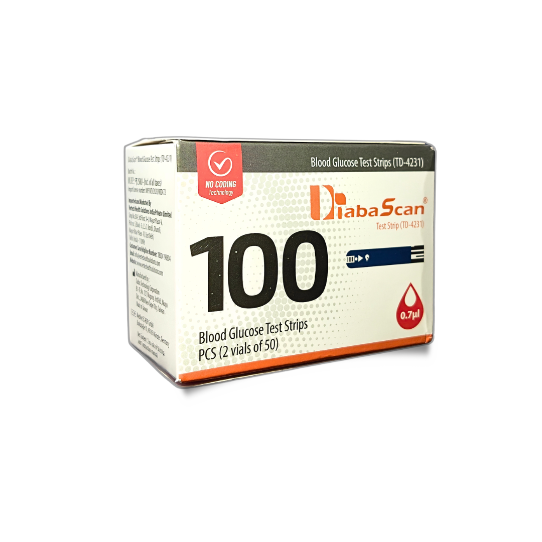 DabaScan Blood Glucose Test Strips TD-4231 – 100 Pcs