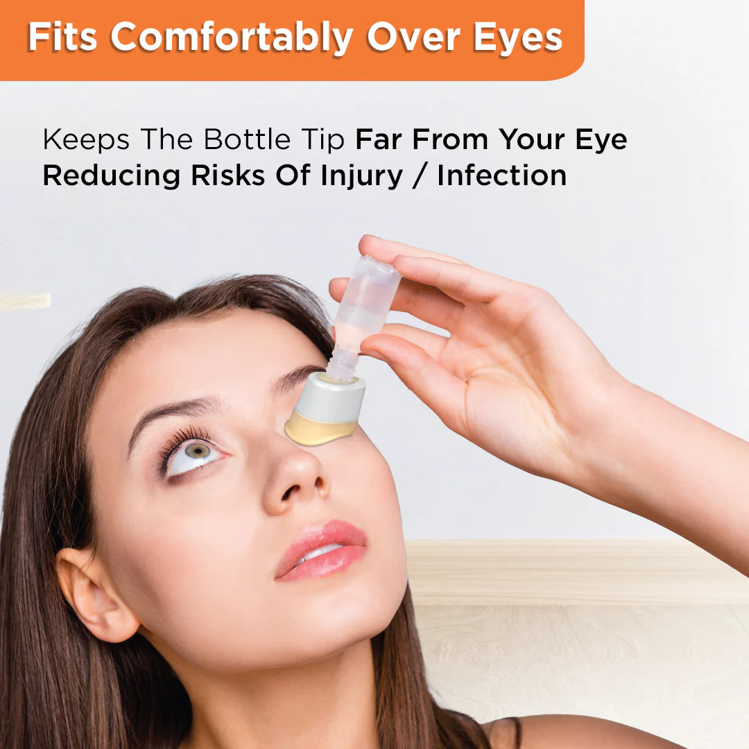 VISSCO Eye Dropper Dispenser PC 6100 – Easy Eye Drop Applicator for Accurate Eye Drops