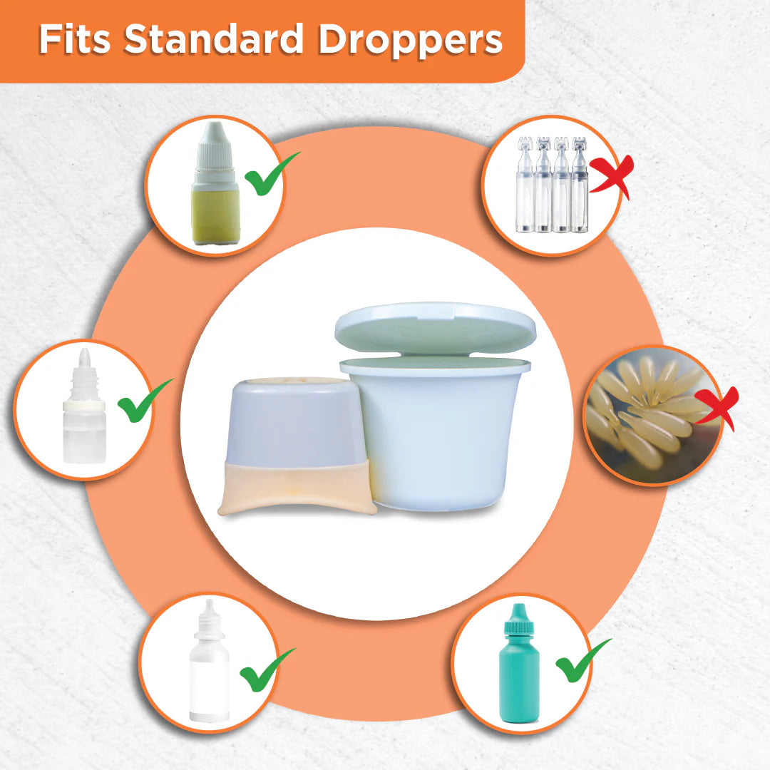 VISSCO Eye Dropper Dispenser PC 6100 – Easy Eye Drop Applicator for Accurate Eye Drops