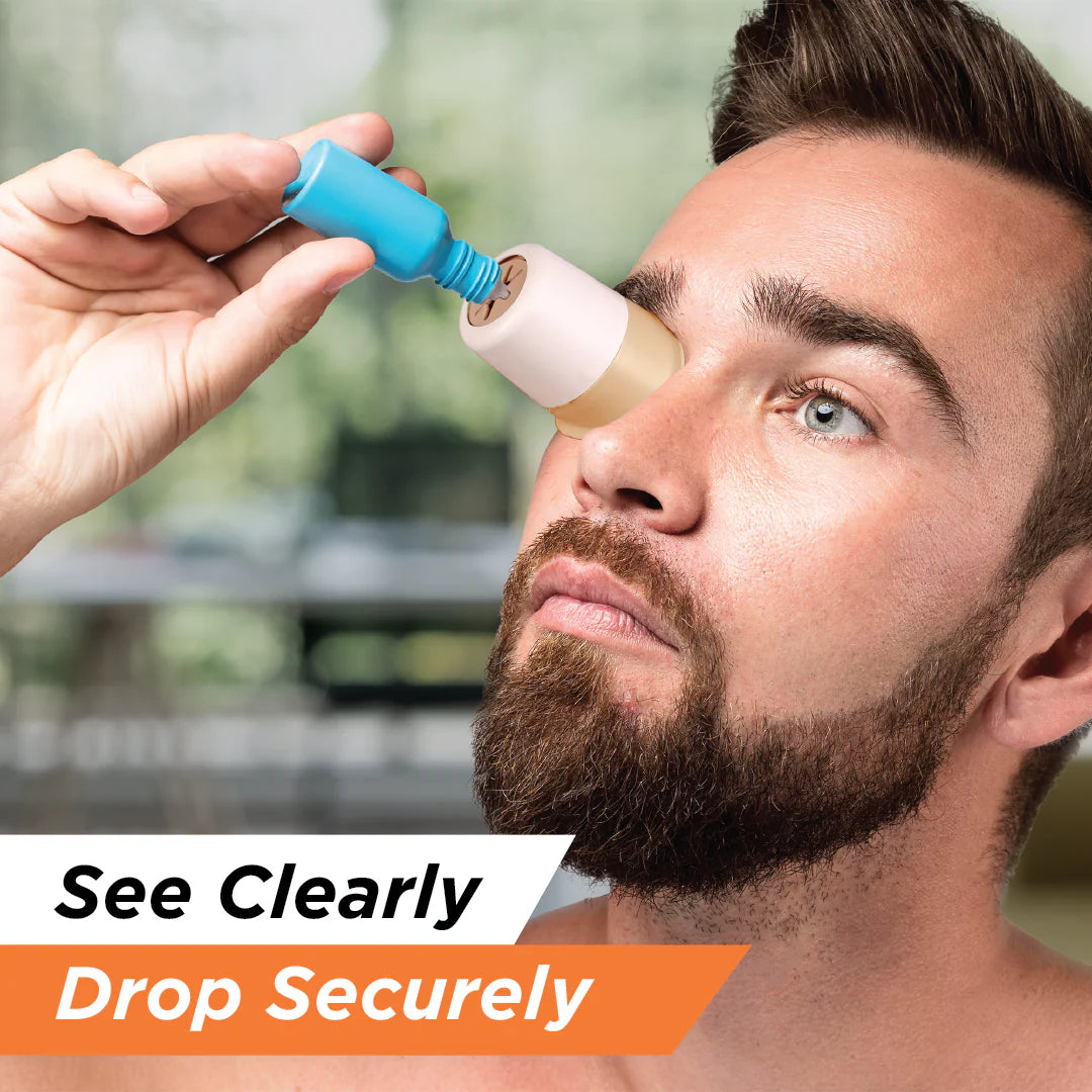 VISSCO Eye Dropper Dispenser PC 6100 – Easy Eye Drop Applicator for Accurate Eye Drops