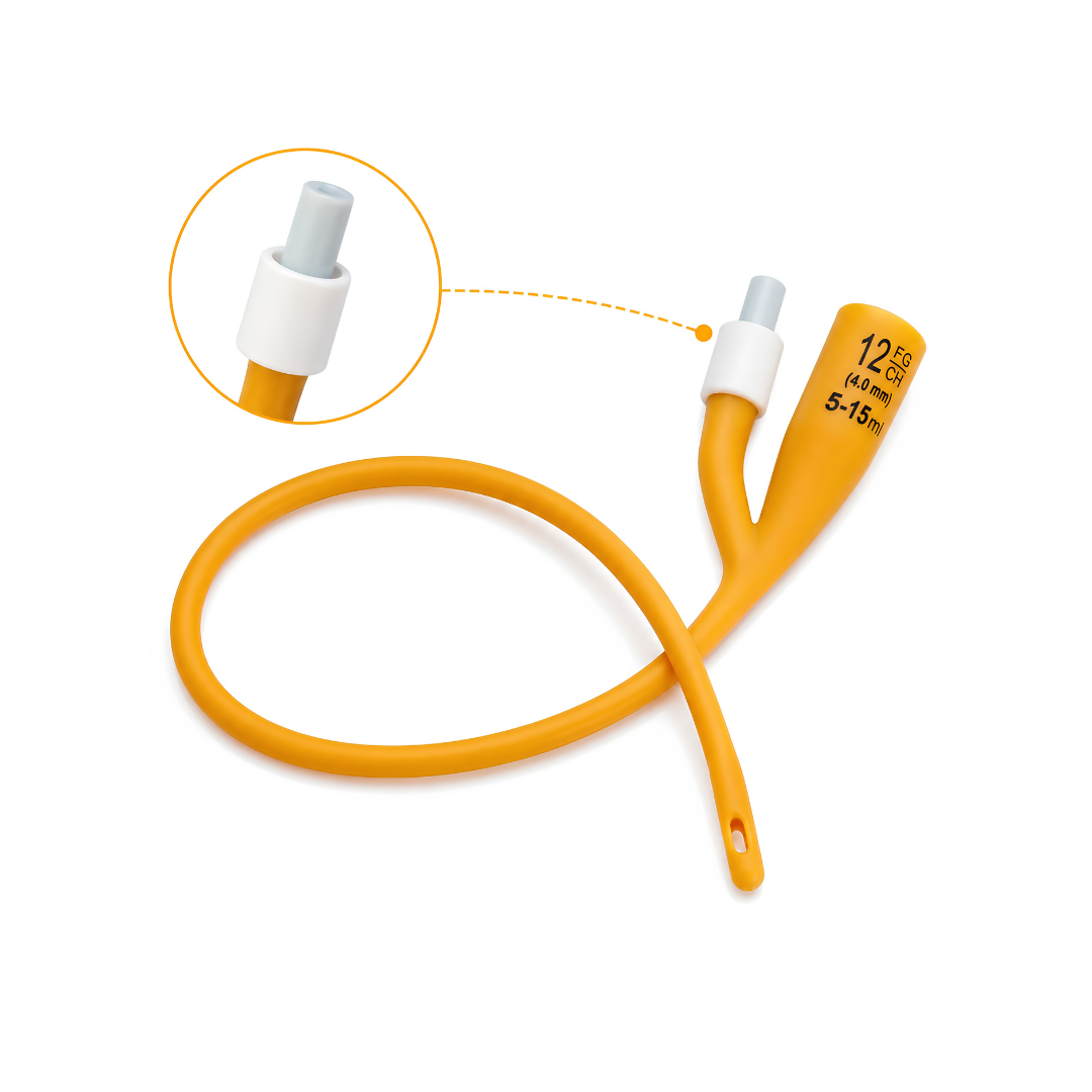 Romsons Folay Trac 2-Way Foley Catheter (Latex Elastomer Bonded) | Sterile Urinary Catheter | Single Use