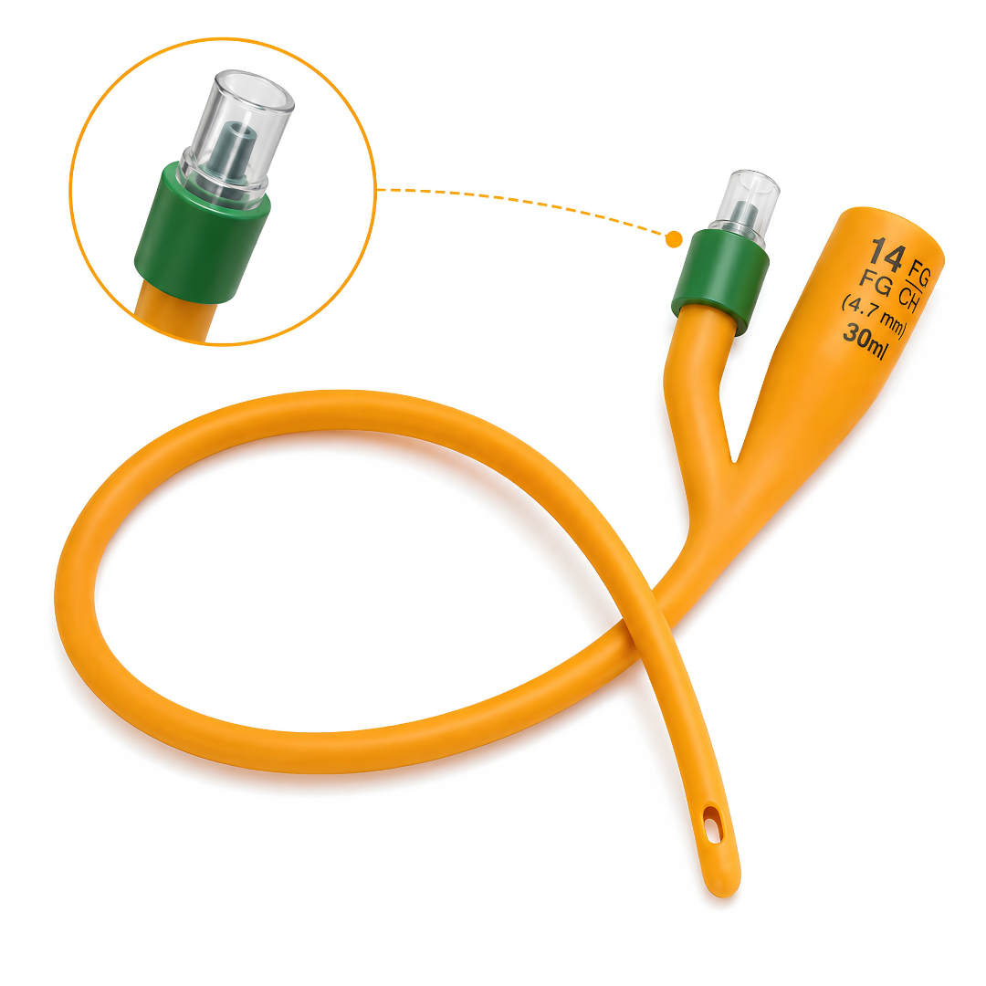 Romsons Folay Trac 2-Way Foley Catheter (Latex Elastomer Bonded) | Sterile Urinary Catheter | Single Use