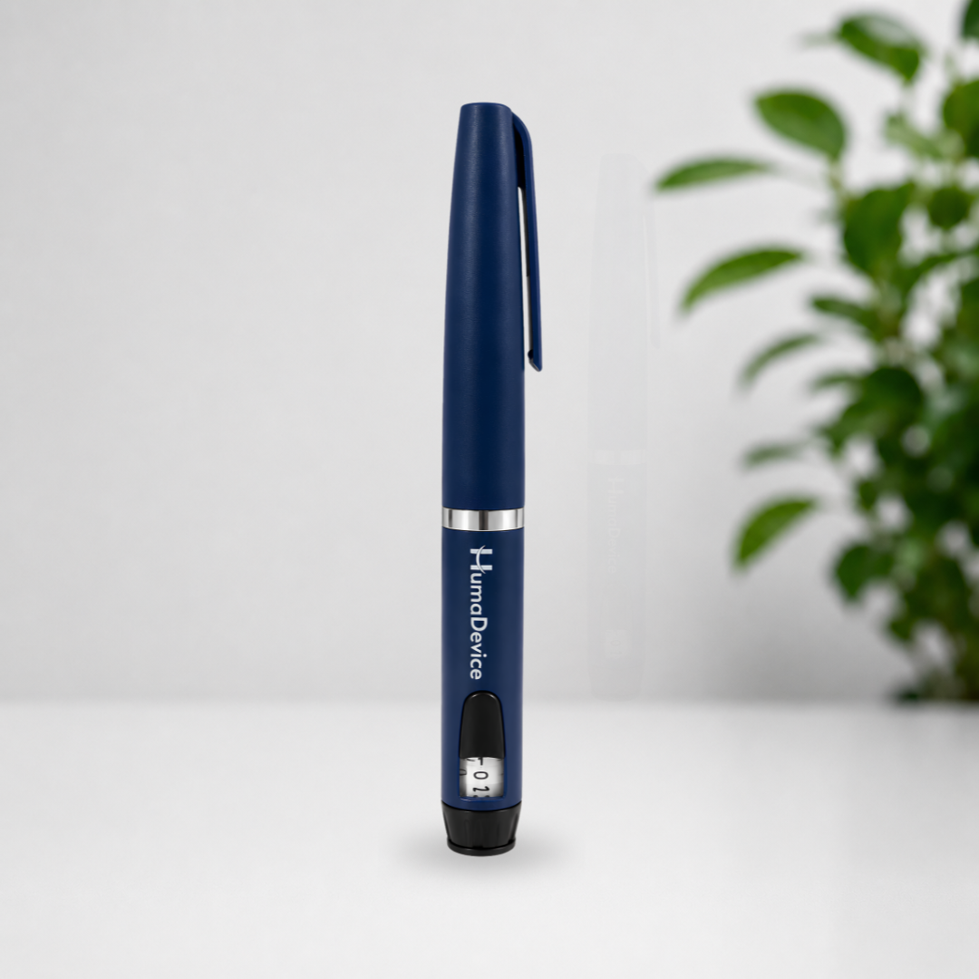 Humadevice Insulin Delivery Device Pen Injector with Pen Needle | Reusable Insulin Injection Pen for Diabetes Management