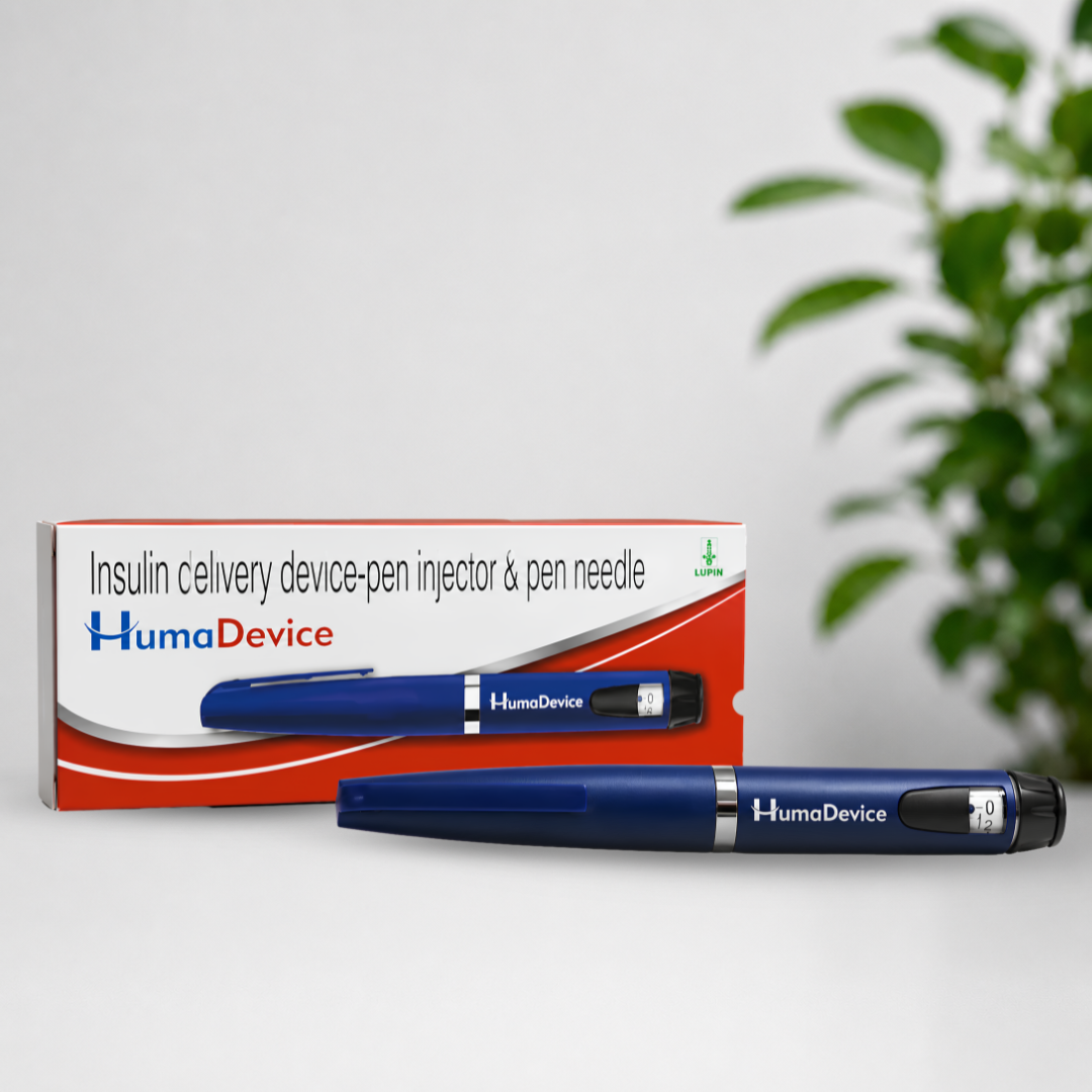 Humadevice Insulin Delivery Device Pen Injector with Pen Needle | Reusable Insulin Injection Pen for Diabetes Management