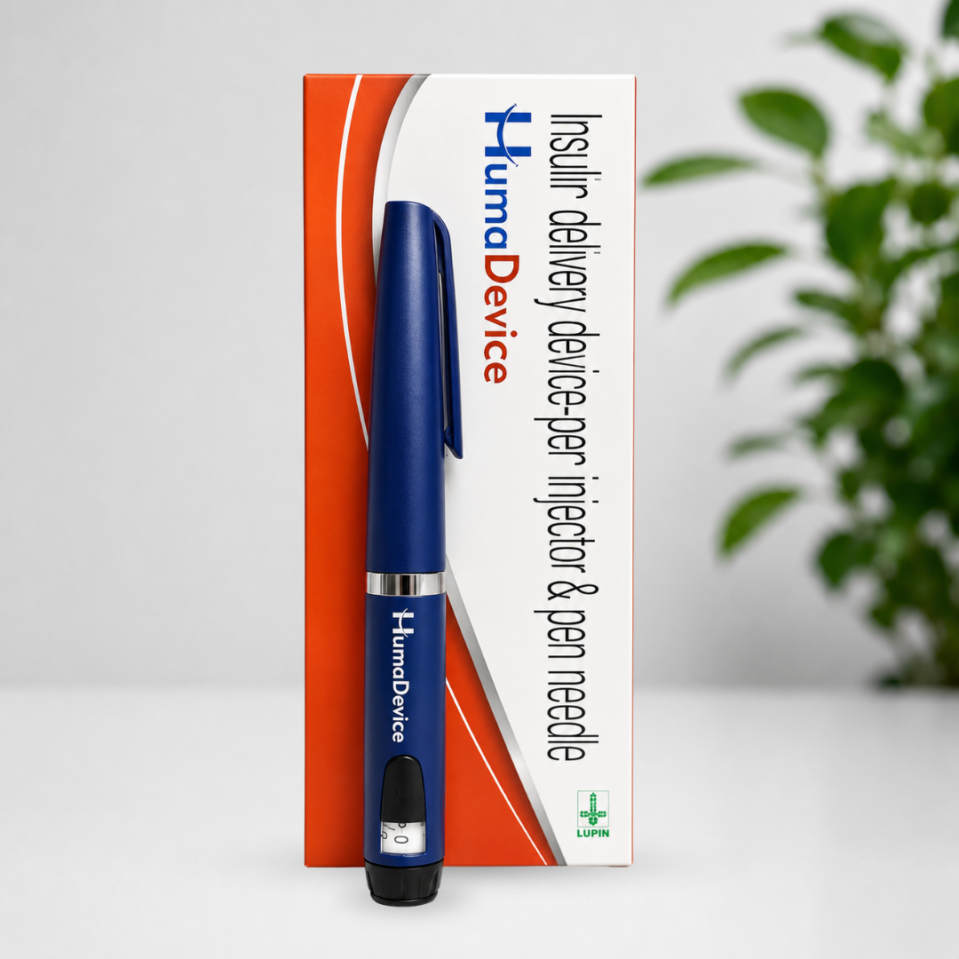 Humadevice Insulin Delivery Device Pen Injector with Pen Needle | Reusable Insulin Injection Pen for Diabetes Management