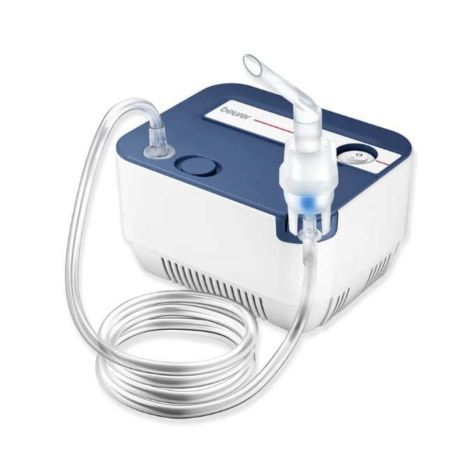 Beurer Medical Nebuliser IH-17 | Powerful Inhaler for Upper & Lower Airways | Asthma, Cold, Bronchitis Treatment | Efficient Nebulization for Adults & Kids