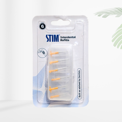 Stim Interdental Refill ISO-4 Medium (Yellow) (Pack Of 6)