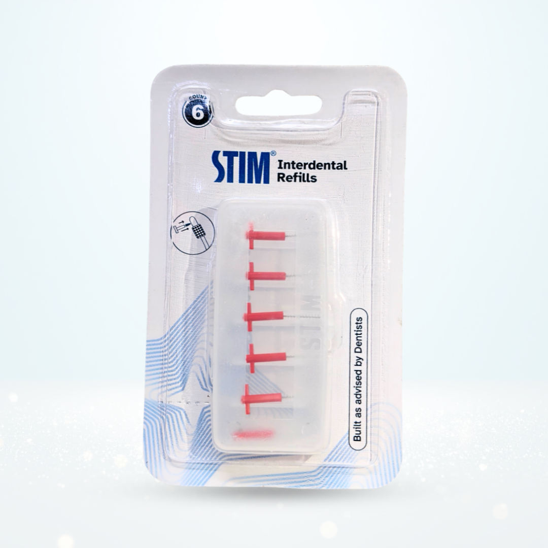 Stim Interdental Refill ISO-2 Extra Fine (Red) (Pack Of 6)