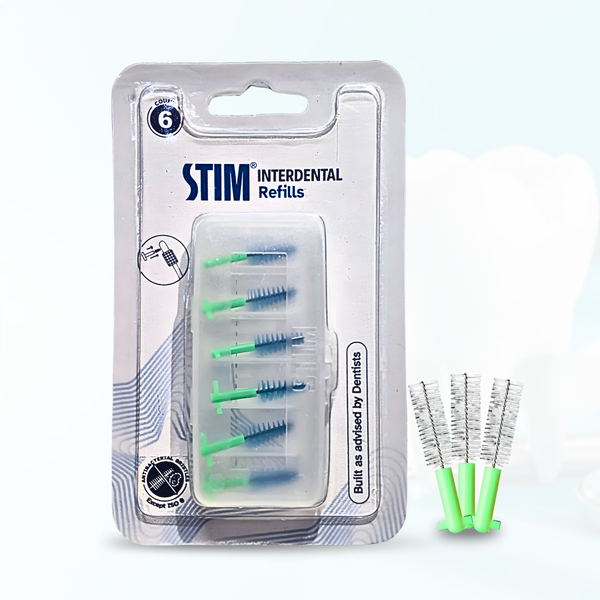 STIM Interdental Refills ISO 5 (Pack of 6) – Advanced Gum & Gap Cleaning Solution