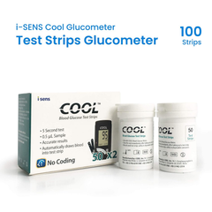 I-SENS Cool Blood Glucose Test Strips - 100 Strips