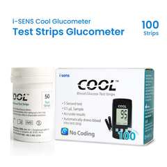 I-SENS Cool Blood Glucose Test Strips - 100 Strips