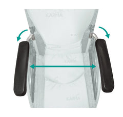 Karma KM-2500 Ultra Narrow Foldable Wheelchair