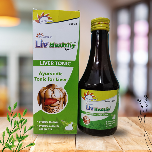 Dr. Morepen Liv Healthy Syrup – Ayurvedic Liver Tonic (200ml)
