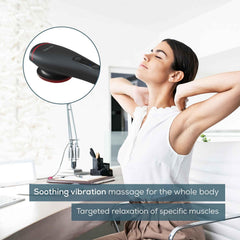 Beurer MG 24 Handheld Massager with Heat Function | Soothing Vibration Massage for Muscle Relaxation & Pain Relief | Full Body Massager
