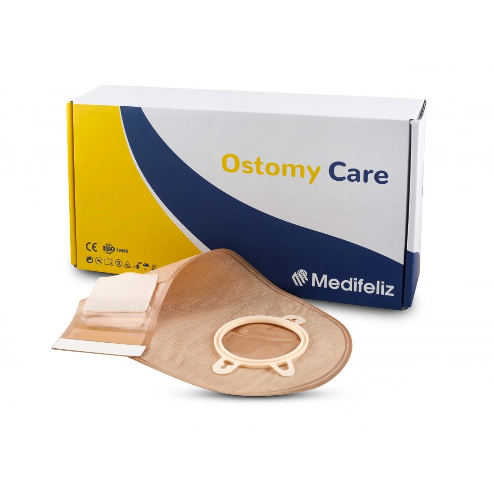 Medifeliz 10405 Two Piece Colostomy Bag Opaque 50mm