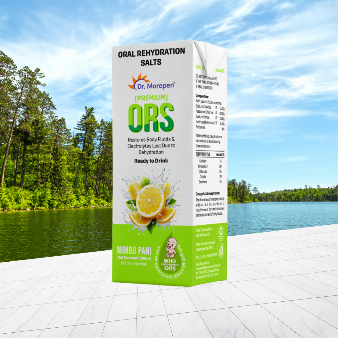 Dr. Morepen Premium ORS – Pack of 6 | Advanced Oral Rehydration Solution for Fast Hydration