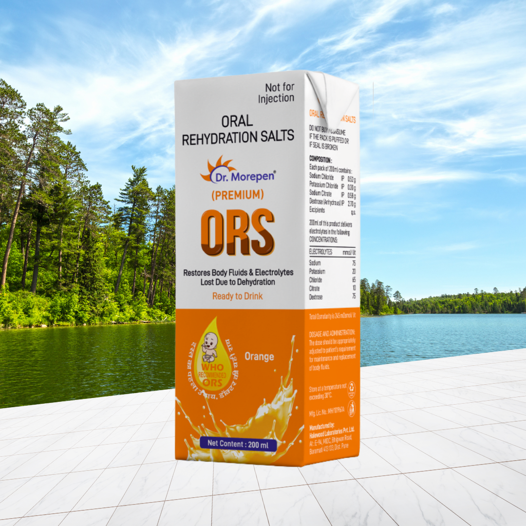 Dr. Morepen Premium ORS – Pack of 6 | Advanced Oral Rehydration Solution for Fast Hydration