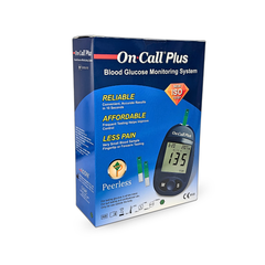 On Call Plus Blood Glucose Monitoring System – Blood Glucose Meter with 10 Test Strips