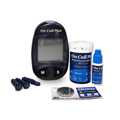 On Call Plus Blood Glucose Monitoring System – Blood Glucose Meter with 10 Test Strips