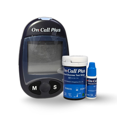 On Call Plus Blood Glucose Monitoring System – Blood Glucose Meter with 10 Test Strips