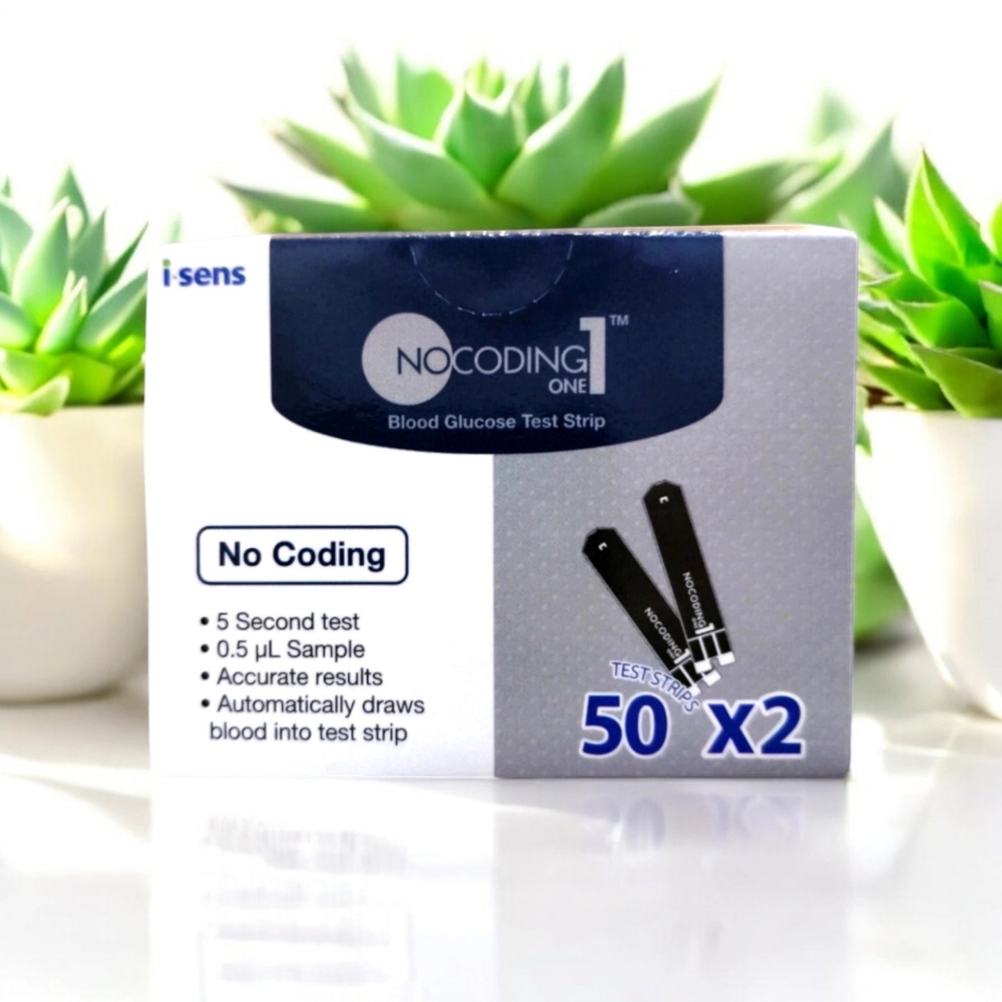 Nocoding One i-sens Glucose Test Strips 100