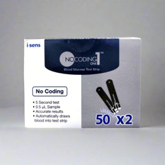 Nocoding One i-sens Glucose Test Strips 100