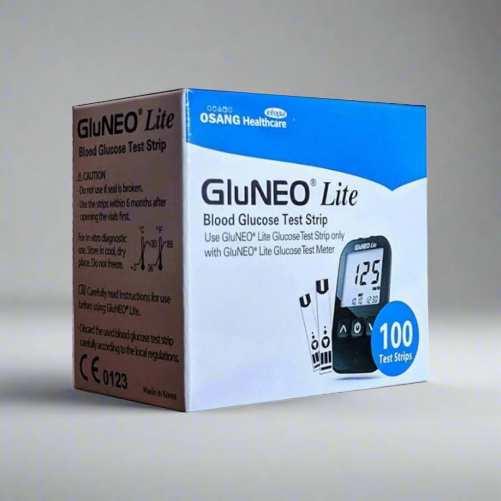GLUNEO LITE 100 Test Strips (2x50 Pack)