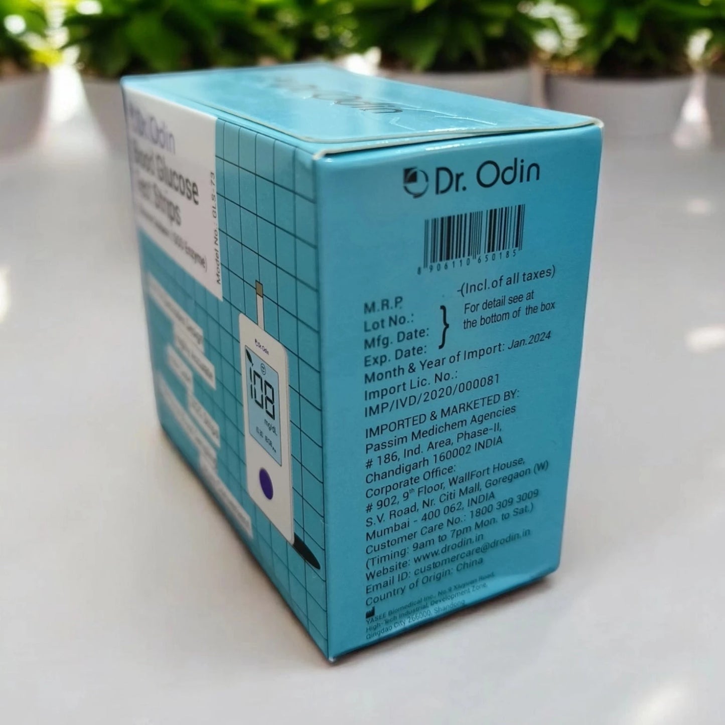 Dr Odin Glucose Oxidase / GOD Enzyme Glucose Test Strips