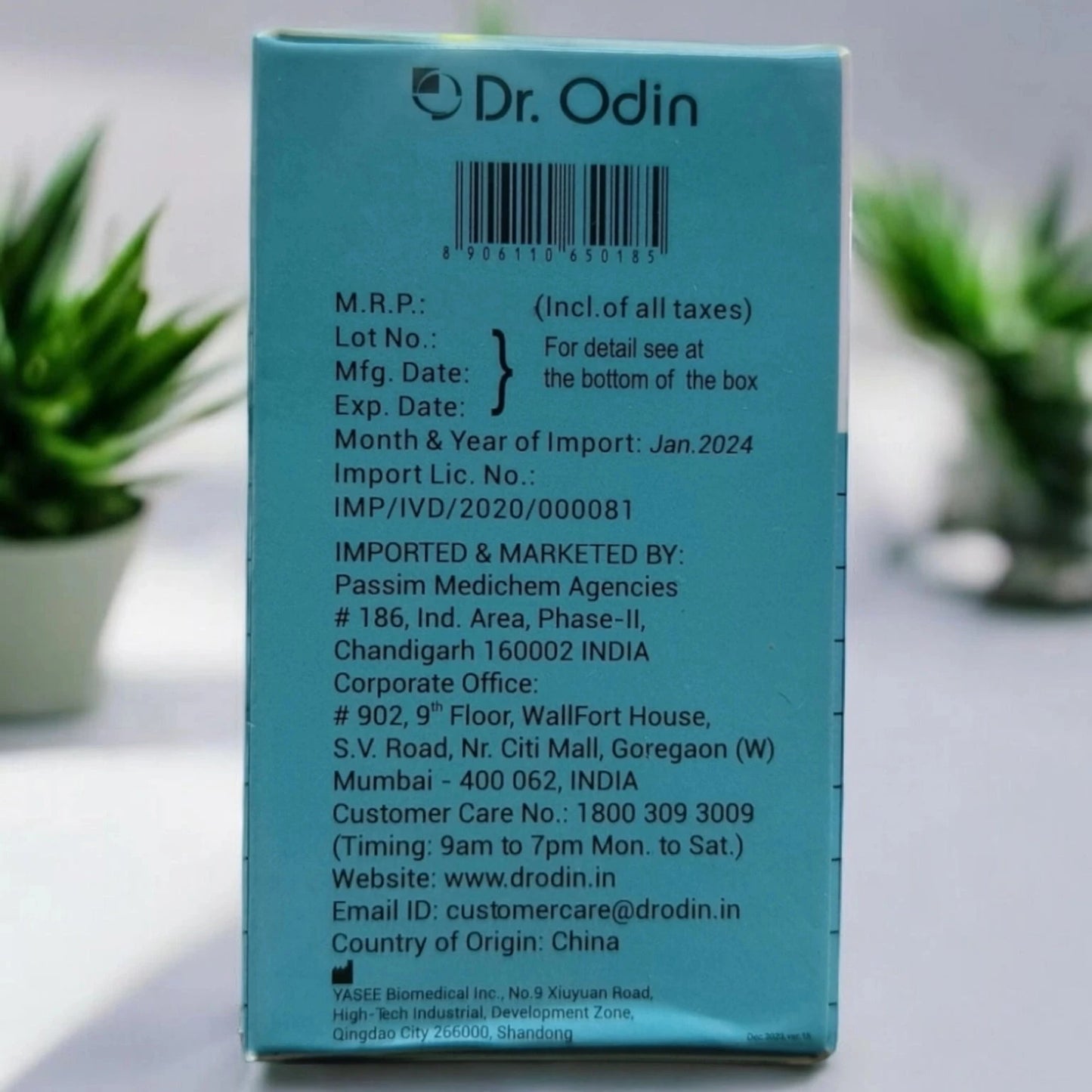 Dr Odin Glucose Oxidase / GOD Enzyme Glucose Test Strips