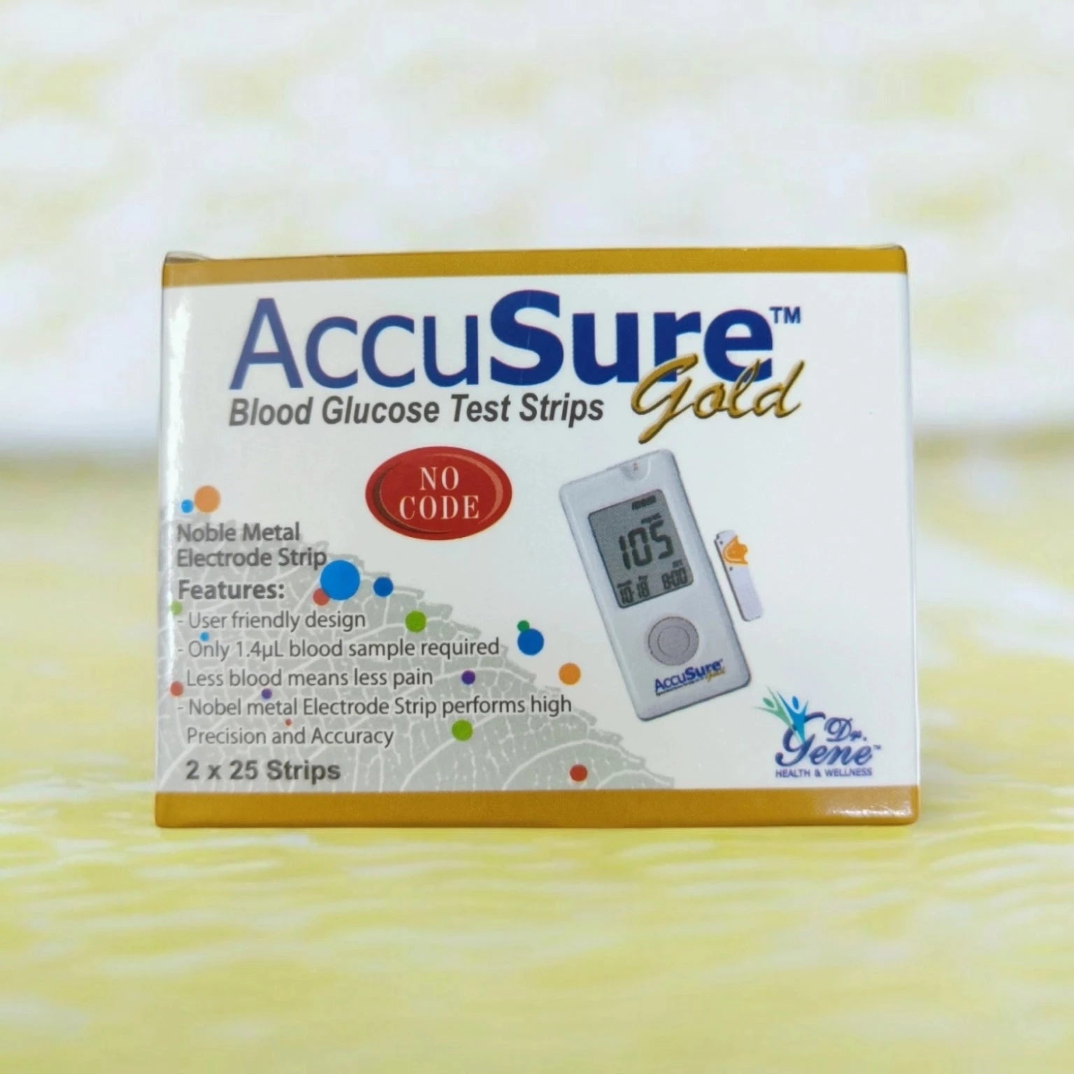 AccuSure Gold 50 Test strips (25x2)