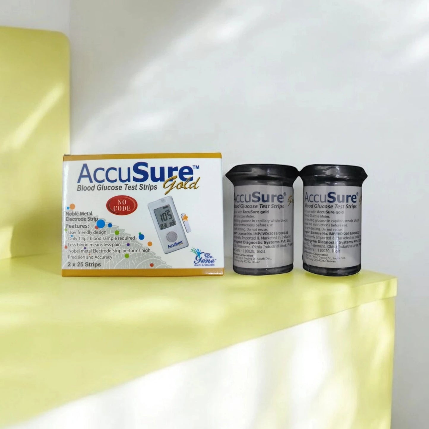 AccuSure Gold 50 Test strips (25x2)