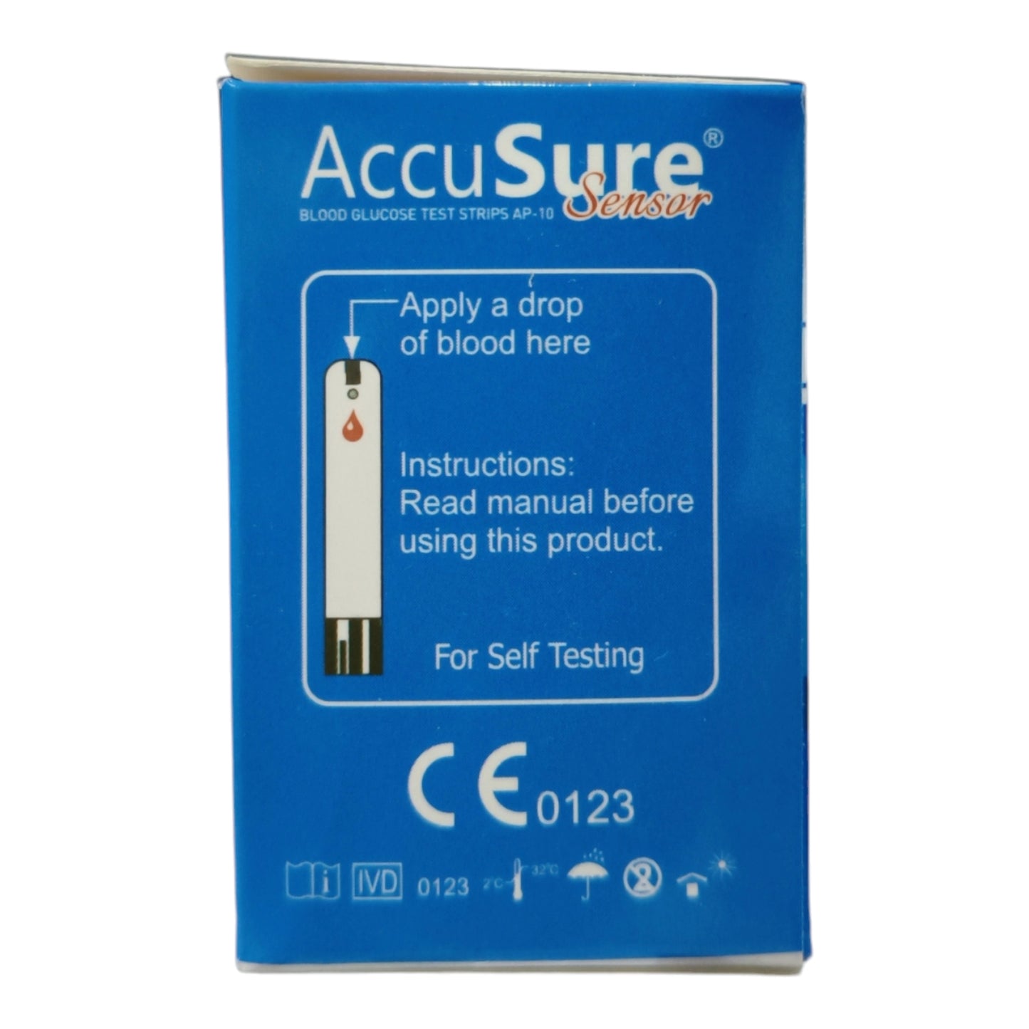 Accusure Sensor Blood Glucose Test 2x50 Strips