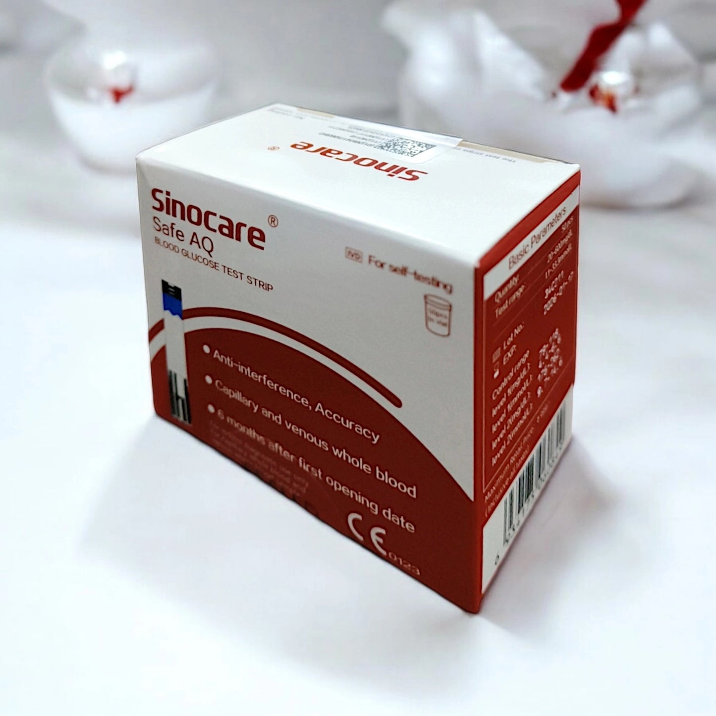 Sinocare Safe AQ Blood Glucose Test 50 Strips