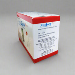 Accusure Pro Blood Glucose Test Strips (2 X50 Pack)