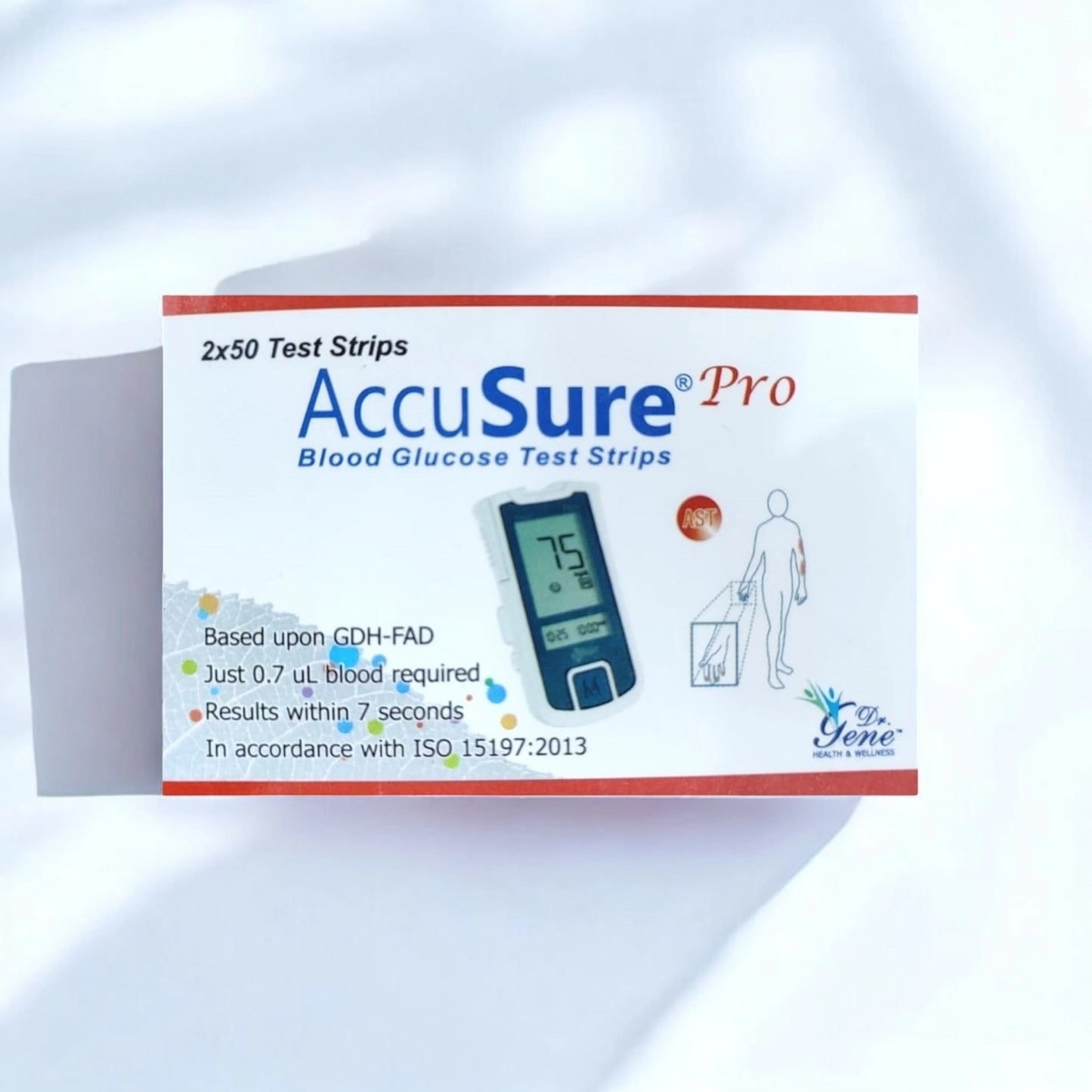 Accusure Pro Blood Glucose Test Strips (2 X50 Pack)