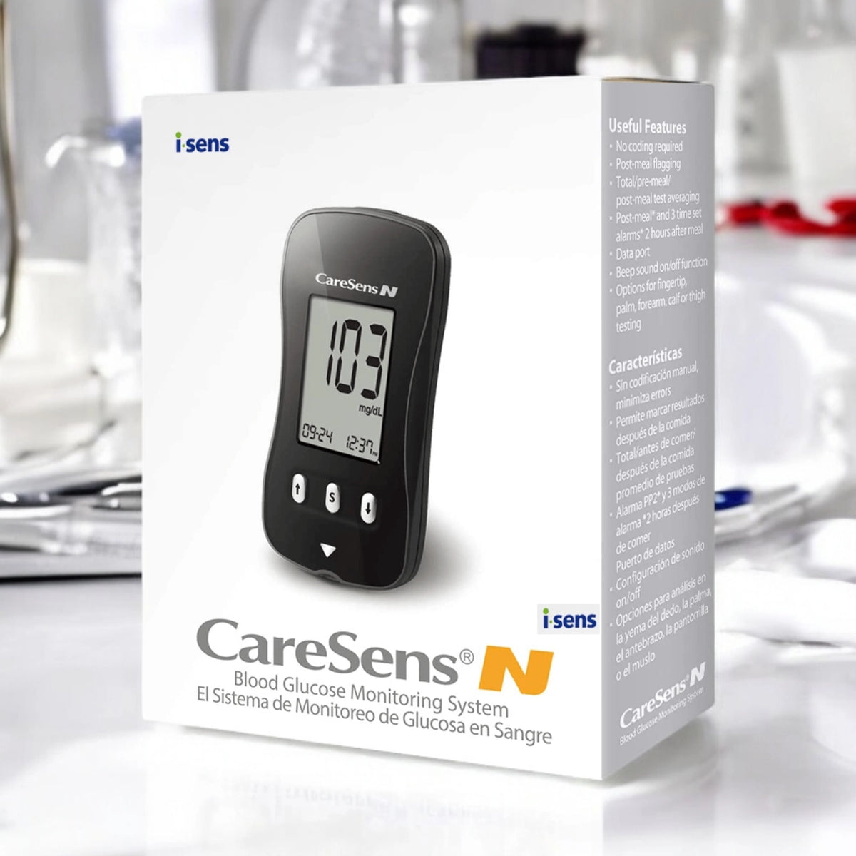 Caresense Machine CareSens N Blood Glucose Monitor Kit – MedineedsIndia