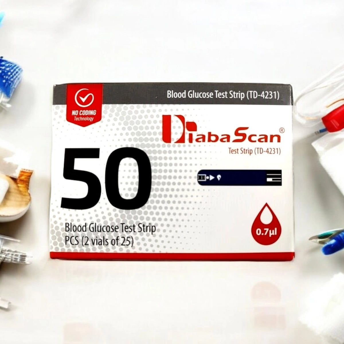 Diabascan Blood Glucose Test 50 Strips