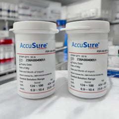 Accusure Sensor Blood Glucose Test 2x50 Strips