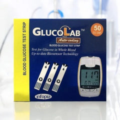 Gluco Lab AUTOCODING 50 Glucometer Strips