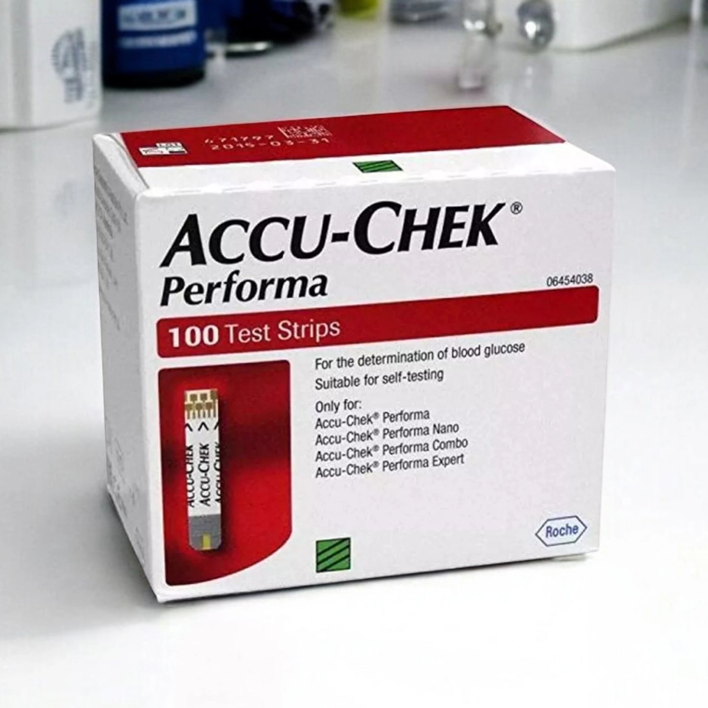 Accu Chek Performa Test Strips 100 With Free Soft-Clix Lancets (25)