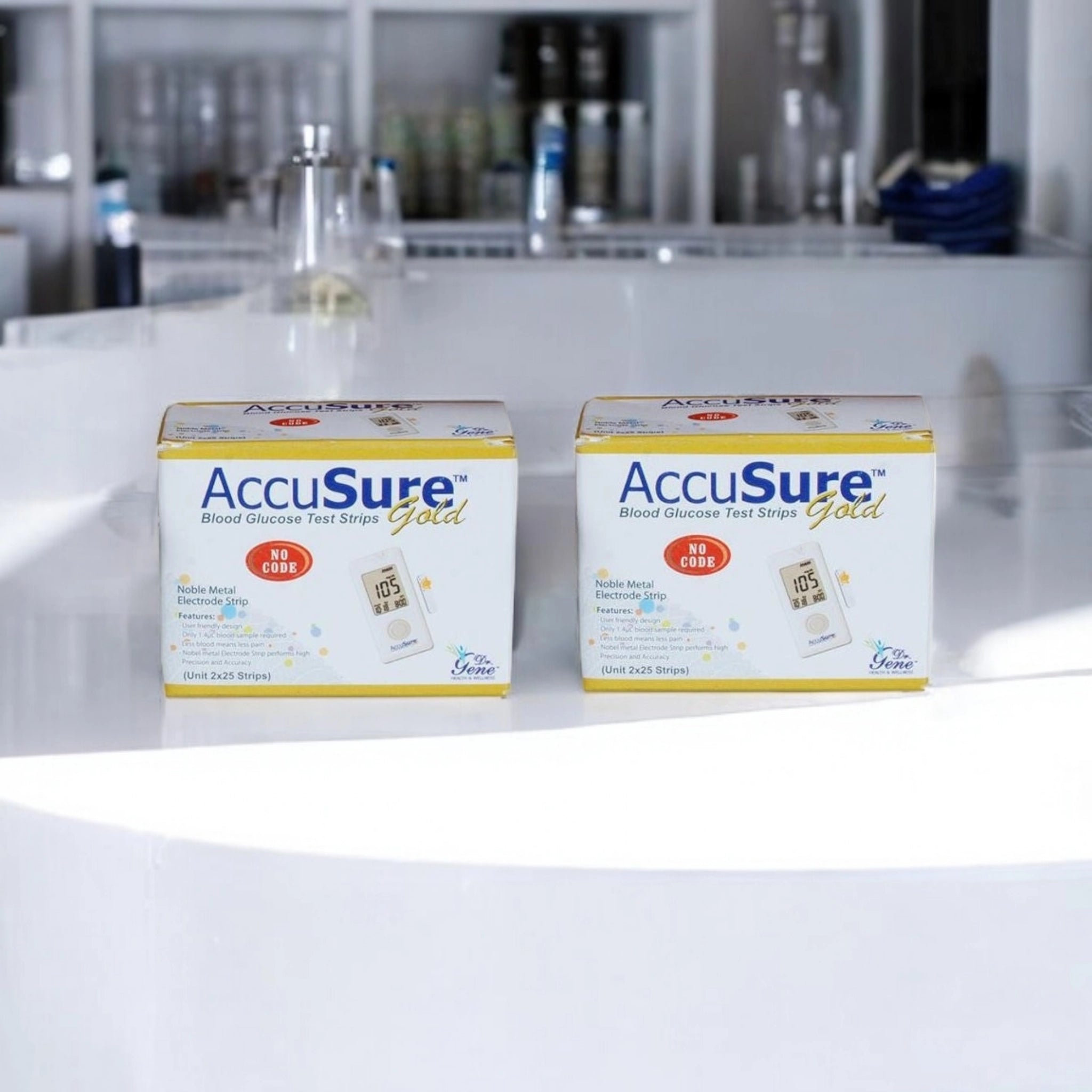 AccuSure Gold 50+50 Test strips (100) Strips