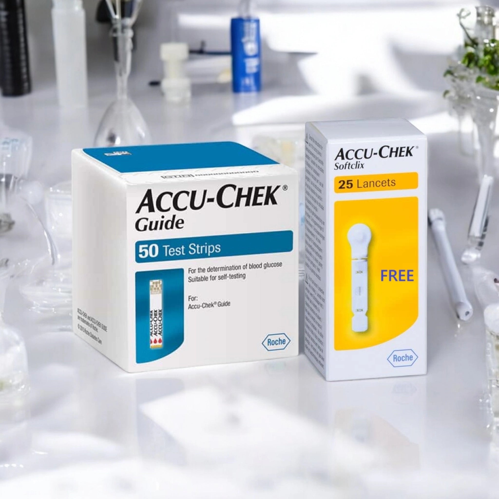 Accu-Chek Guide Glucose Test Strips 50