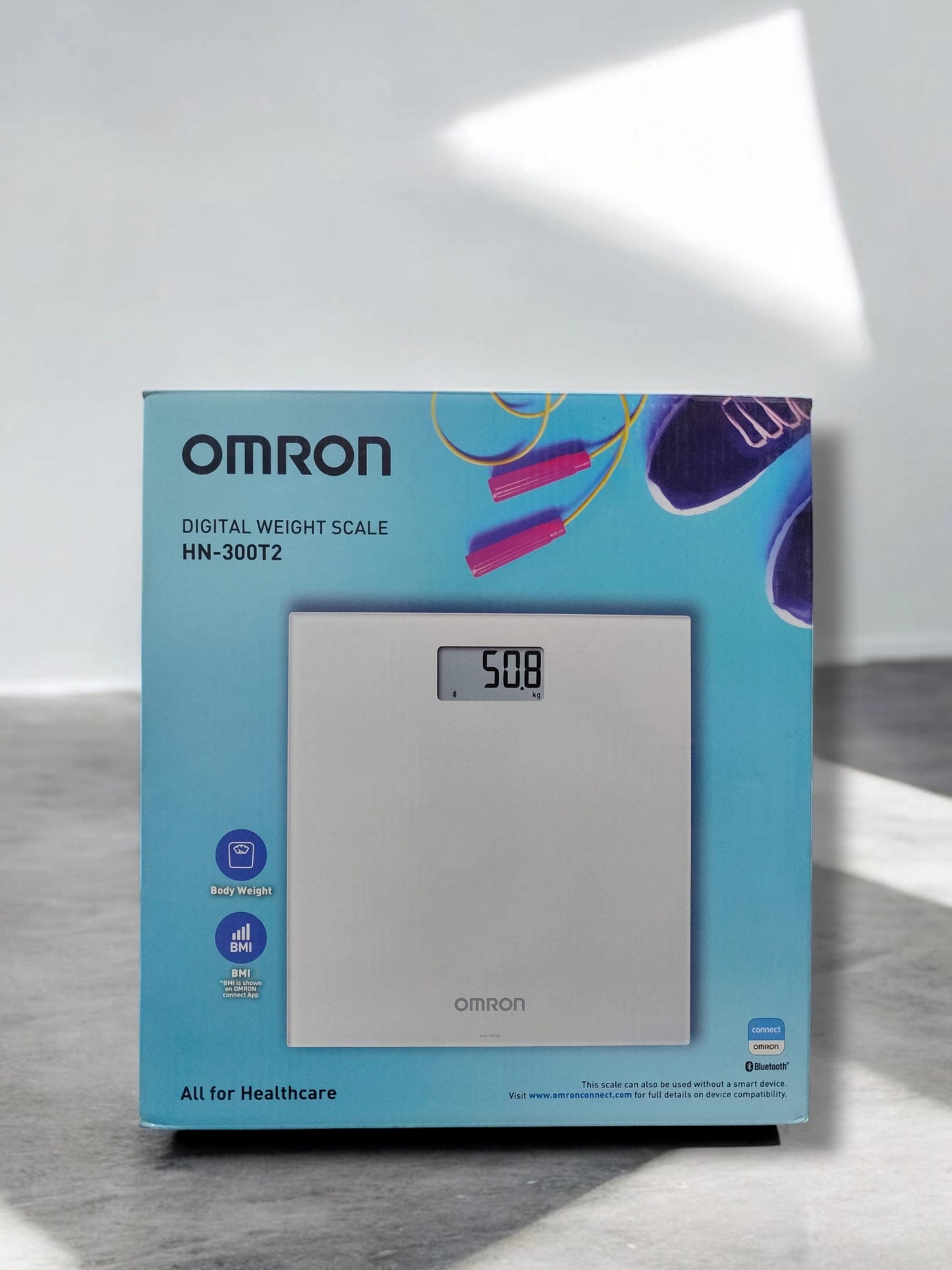 Omron Digital Weight Scale With Bluetooth Technology with Result Oriented HN-300T2