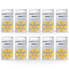 Hearing Aid Battery Size P-10 (6 Pcs × 10 Packs)